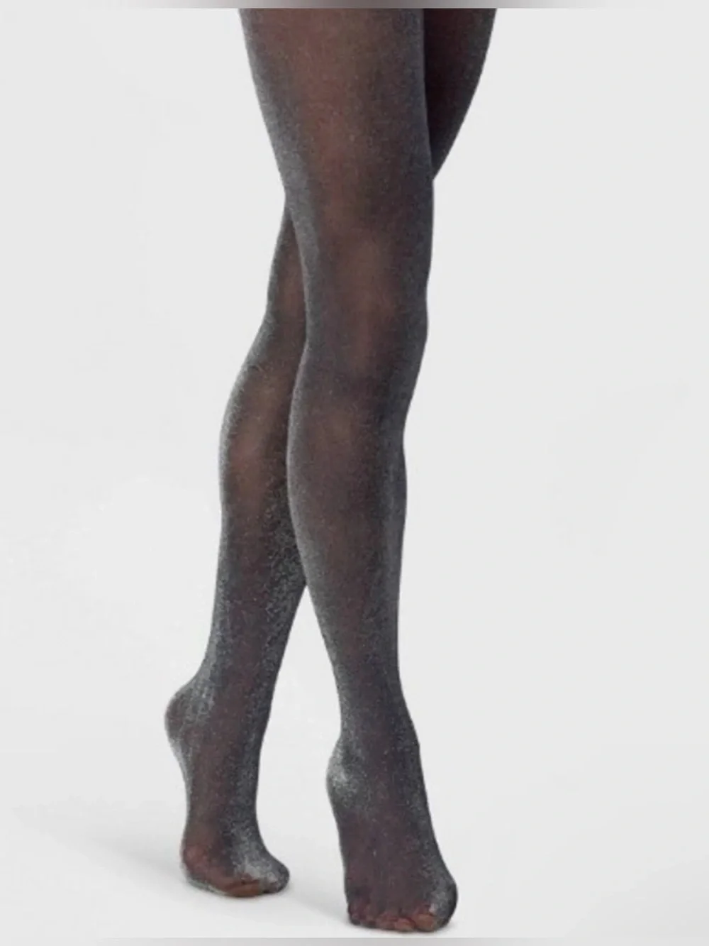 A New Day Light Sparkle Black Fashion Tights Sz M/L New